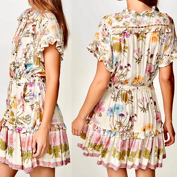 ๐บ๐HP๐๐บ NWOT Spell & The Gypsy Wild Bloom Playdress - Picture 6 of 16